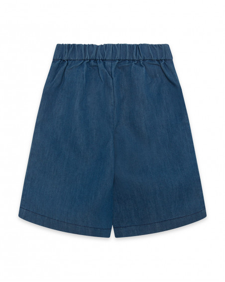 Pantalon en jeans boutons fille bleu red submarine Pantalon en jeans boutons fille bleu red submarine