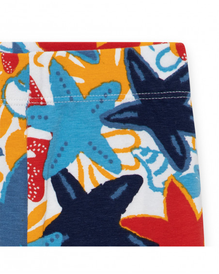 Leggings en jersey imprimé fille rouge red submarine Leggings en jersey imprimé fille rouge red submarine