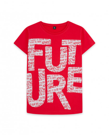 T-shirt future happy message T-shirt future happy message