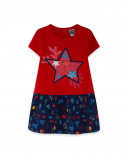 Robe en jersey imprimé fille rouge red submarine Robe en jersey imprimé fille rouge red submarine