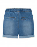 Bermuda en jeans avec poches fille bleu smile today Bermuda en jeans avec poches fille bleu smile today