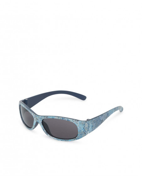 Lunettes de soleil imprimées garçon bleu sunglasses Lunettes de soleil imprimées garçon bleu sunglasses