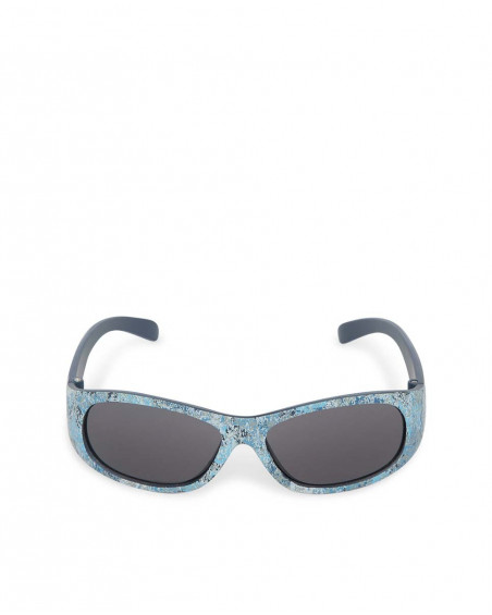 Lunettes de soleil imprimées garçon bleu sunglasses Lunettes de soleil imprimées garçon bleu sunglasses