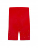 Leggings capri en jersey étoiles fille rouge basicos kids Leggings capri en jersey étoiles fille rouge basicos kids
