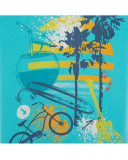 Tee-shirt en jersey imprimée garçon bleu free time Tee-shirt en jersey imprimée garçon bleu free time