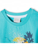 Tee-shirt en jersey imprimée garçon bleu free time Tee-shirt en jersey imprimée garçon bleu free time