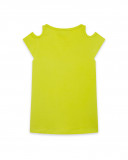 Tee-shirt en jersey message fille vert ready to bloom Tee-shirt en jersey message fille vert ready to bloom