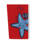 Leggings capri en jersey étoile fille rouge red submarine Leggings capri en jersey étoile fille rouge red submarine