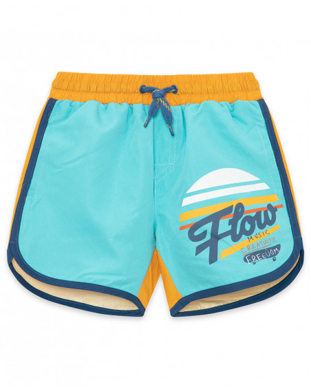 Short de bain lacets garçon bleu free time