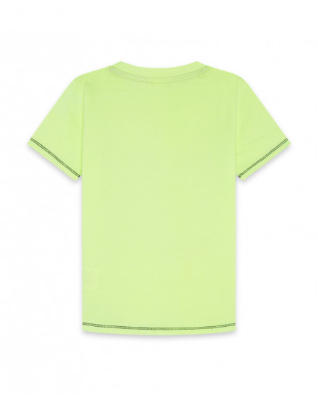 Tee-shirt en jersey imprimée garçon vert play Tee-shirt en jersey imprimée garçon vert play