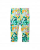 Leggings en jersey imprimé fille rose in the jungle Leggings en jersey imprimé fille rose in the jungle