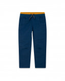 Pantalon en sergé jogging garçon bleu free time Pantalon en sergé jogging garçon bleu free time