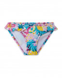 Culotte de bain fleurs fille rose tahiti Culotte de bain fleurs fille rose tahiti