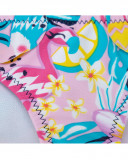 Culotte de bain fleurs fille rose tahiti Culotte de bain fleurs fille rose tahiti