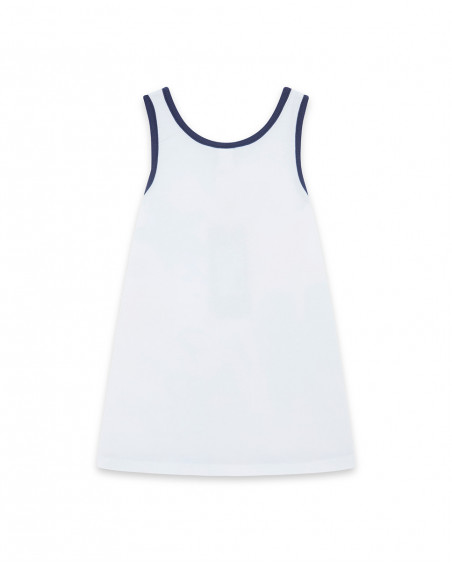 Robe en jersey bretelles fille bleu red submarine Robe en jersey bretelles fille bleu red submarine