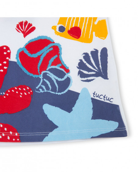 Robe en jersey bretelles fille bleu red submarine Robe en jersey bretelles fille bleu red submarine