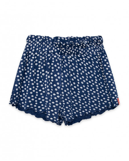 Short en jersey points fille bleu sea lovers Short en jersey points fille bleu sea lovers