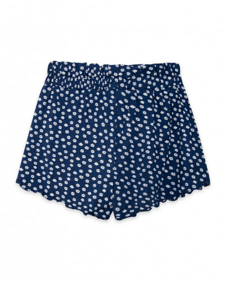 Short en jersey points fille bleu sea lovers Short en jersey points fille bleu sea lovers