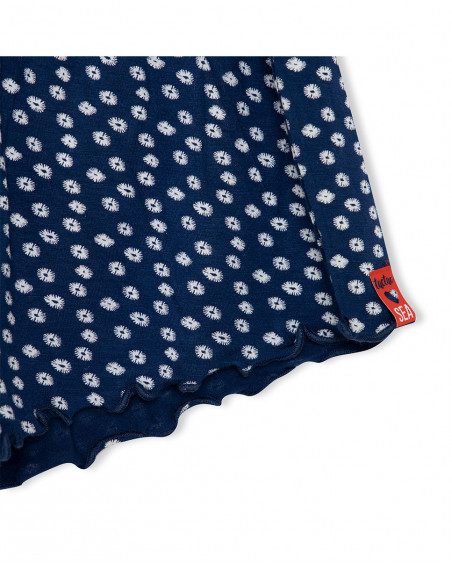 Short en jersey points fille bleu sea lovers Short en jersey points fille bleu sea lovers