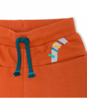Bermuda en coton molletonné visage fille orange smile today Bermuda en coton molletonné visage fille orange smile today