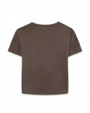 Tee-shirt en jersey imprimée garçon marron funcactus Tee-shirt en jersey imprimée garçon marron funcactus