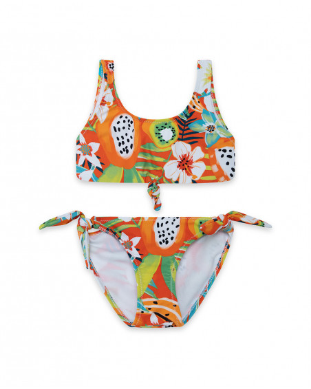 Bikini liens fille orange summer festival Bikini liens fille orange summer festival