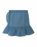 Jupe en jeans volants fille bleu venice beach Jupe en jeans volants fille bleu venice beach