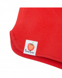Short en jersey lien fille rouge fruitty time Short en jersey lien fille rouge fruitty time