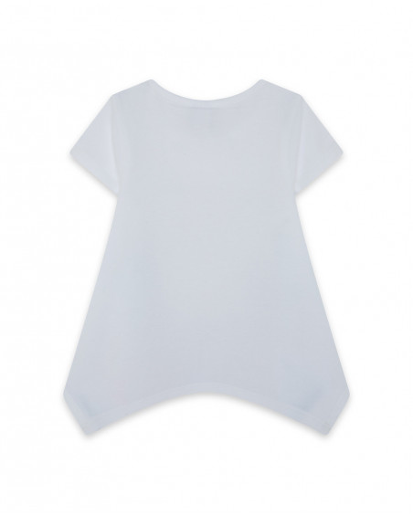 Tee-shirt en jersey imprimée fille bleu red submarine Tee-shirt en jersey imprimée fille bleu red submarine
