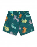 Short de bain imprimée garçon vert in the jungle Short de bain imprimée garçon vert in the jungle