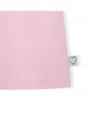 Tee-shirt en jersey volants fille rose basicos baby Tee-shirt en jersey volants fille rose basicos baby
