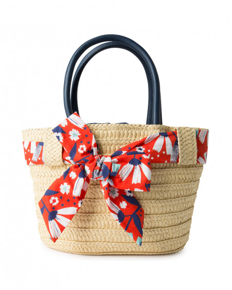 Sac en raphia fleurs fille rouge sea lovers Sac en raphia fleurs fille rouge sea lovers