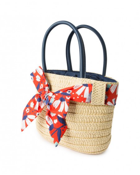 Sac en raphia fleurs fille rouge sea lovers Sac en raphia fleurs fille rouge sea lovers