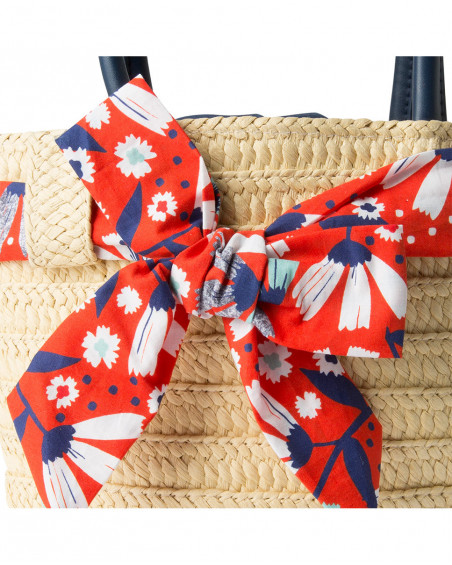 Sac en raphia fleurs fille rouge sea lovers Sac en raphia fleurs fille rouge sea lovers
