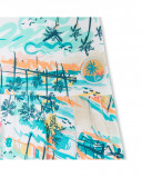 Robe en jersey imprimé fille bleu venice beach Robe en jersey imprimé fille bleu venice beach