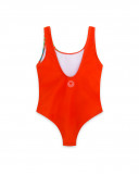 Maillot de bain imprimé fille orange summer festival Maillot de bain imprimé fille orange summer festival
