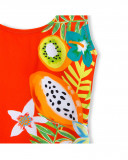 Maillot de bain imprimé fille orange summer festival Maillot de bain imprimé fille orange summer festival