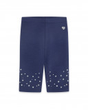 Leggings cycliste en jersey étoiles fille marine basicos kids Leggings cycliste en jersey étoiles fille marine basicos kids