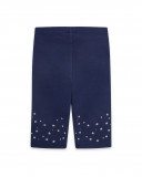 Leggings cycliste en jersey étoiles fille marine basicos kids Leggings cycliste en jersey étoiles fille marine basicos kids