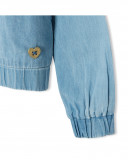 Veste en jeans avec fermeture éclair fille bleu venice beach Veste en jeans avec fermeture éclair fille bleu venice beach