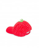Visera en sergé fraise fille rouge fruitty time Visera en sergé fraise fille rouge fruitty time