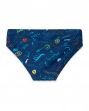 Slip de bain imprimé garçon bleu free time Slip de bain imprimé garçon bleu free time