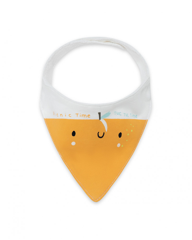 Bandana en jersey visage garçon orange picnic time
