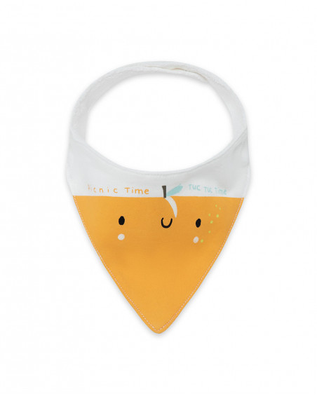 Bandana en jersey visage garçon orange picnic time Bandana en jersey visage garçon orange picnic time