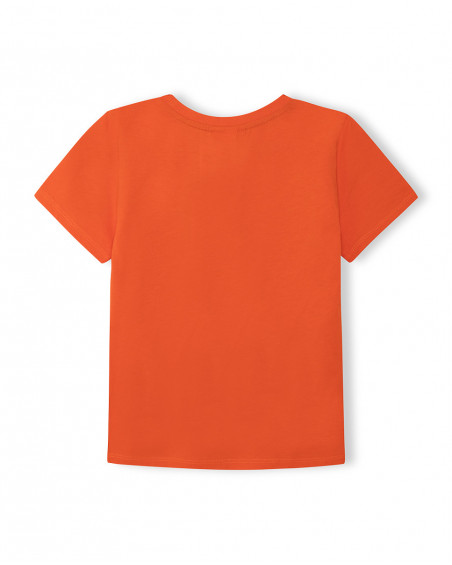 Tee-shirt en jersey imprimée garçon rouge play Tee-shirt en jersey imprimée garçon rouge play