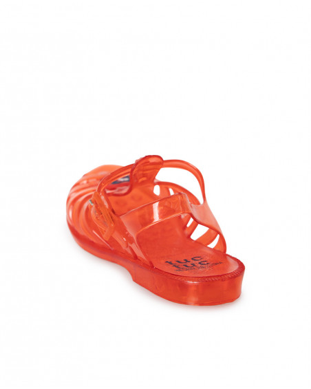 Sandales crabe garçon rouge red submarine