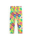 Leggings en jersey fleurs fille vert ready to bloom Leggings en jersey fleurs fille vert ready to bloom