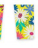 Leggings en jersey fleurs fille vert ready to bloom Leggings en jersey fleurs fille vert ready to bloom