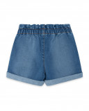 Short en jeans coeurs fille bleu smile today Short en jeans coeurs fille bleu smile today