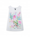 T-shirt loro tropical puzzle T-shirt loro tropical puzzle